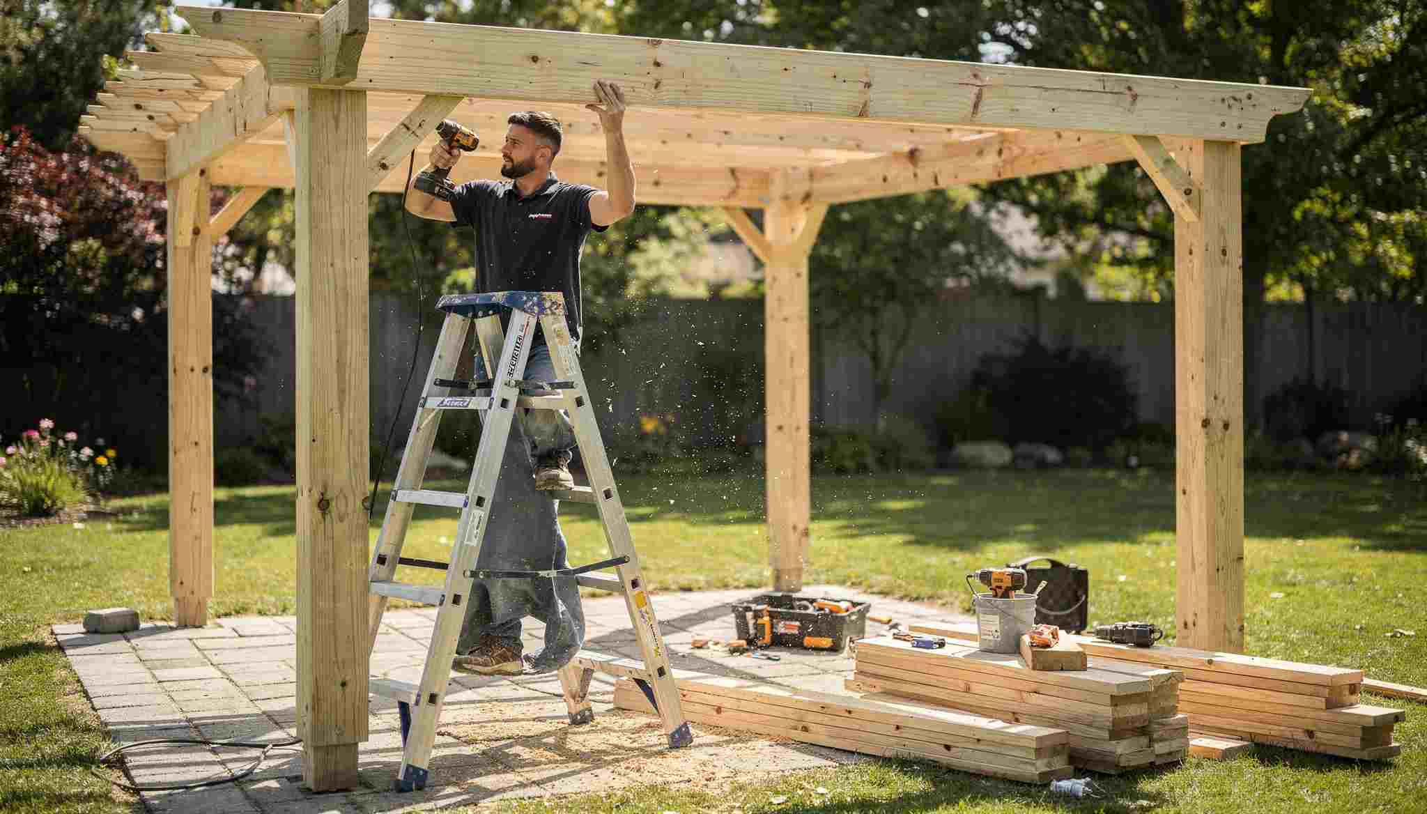 התקנת פרגולה לבד